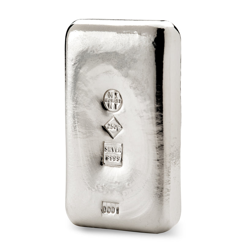 250g - Silver Cast Bar – Hobart Mint