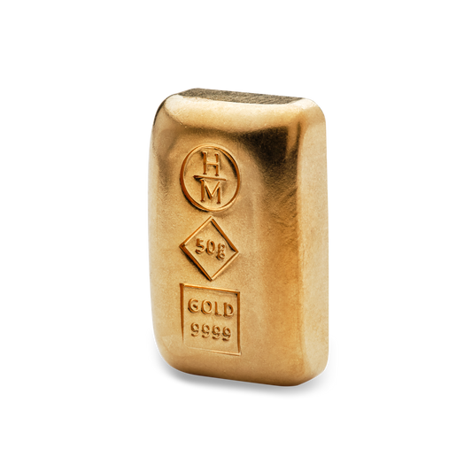 50g - Gold 'Mini' Cast Bar