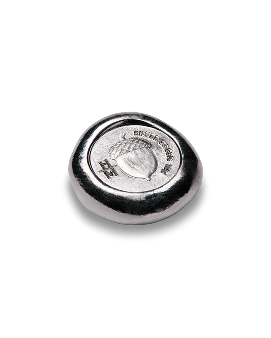10g - Acorn Silver Cast Coin