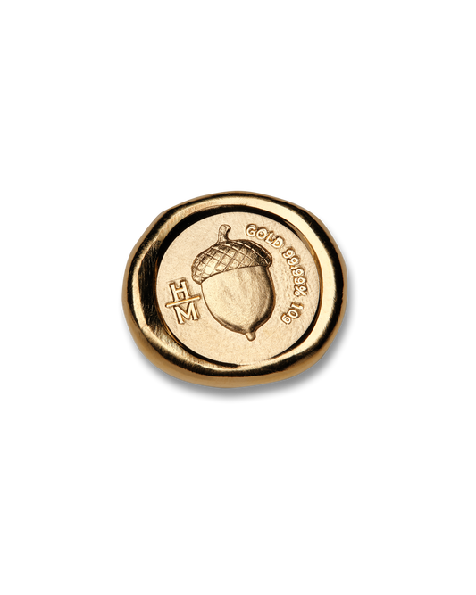 10g - Acorn Gold Cast Coin